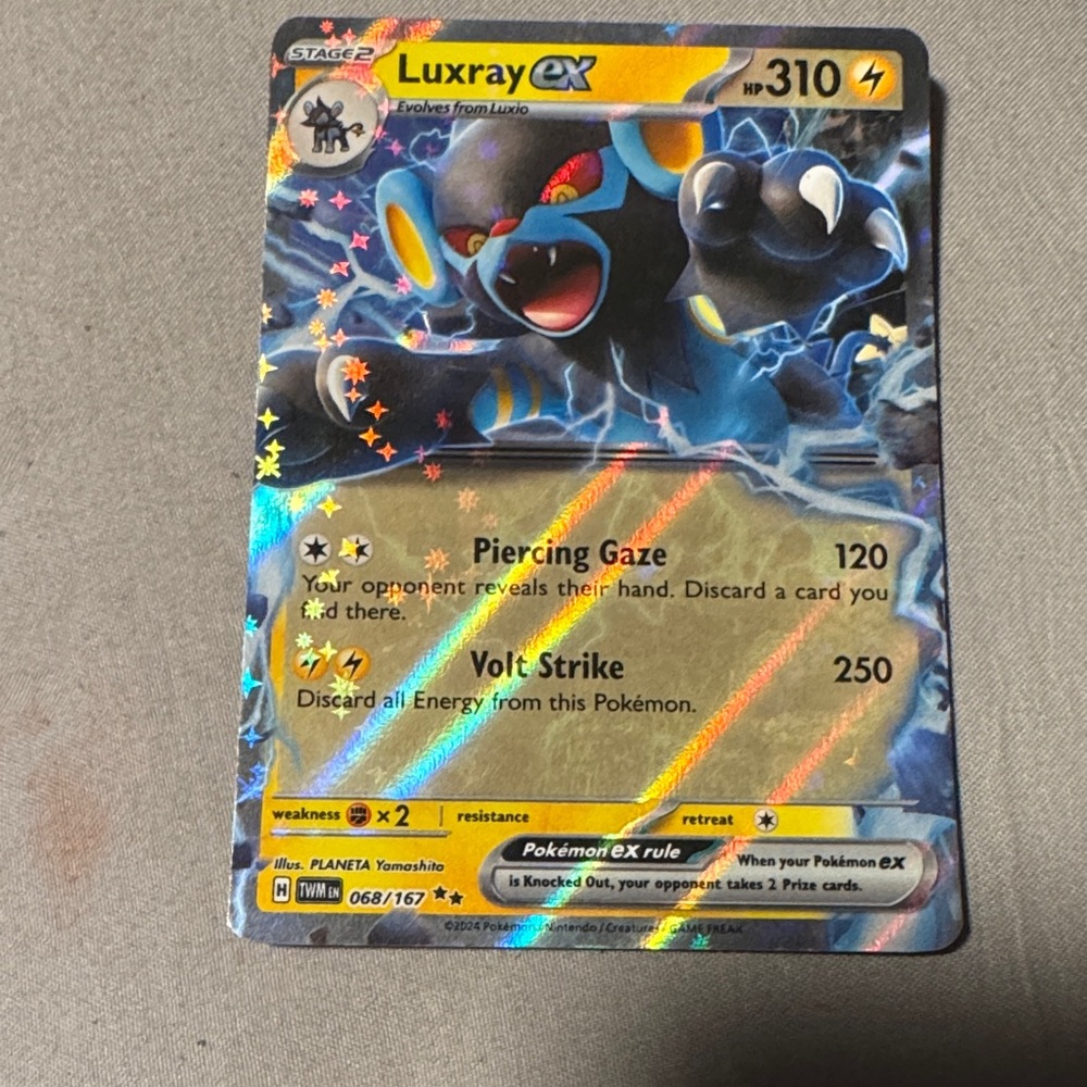 Luxray EX Pokémon Card